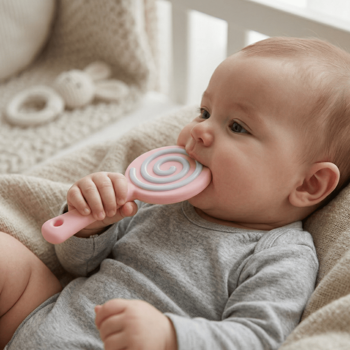 Avellu Chew - Silicone Teething Toy for Babies